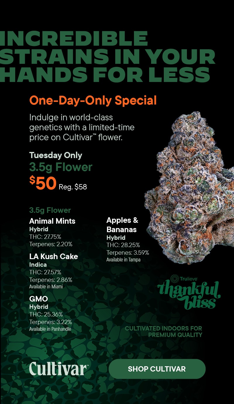 Trulieve Discounts 11/21/23